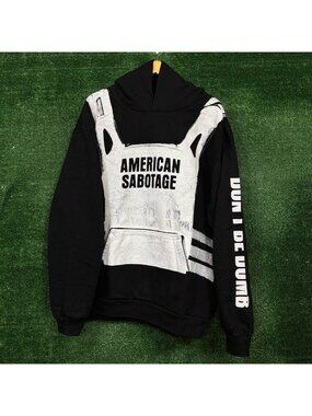 Asap Rocky x AWGE American Sabotage BV Rolling Loud Hip-Hop Hoodie Size 2XL